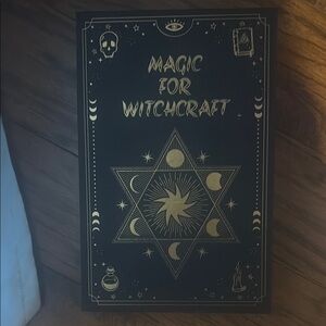 Magic for Witchcraft Book with 40 different small crystal bottles